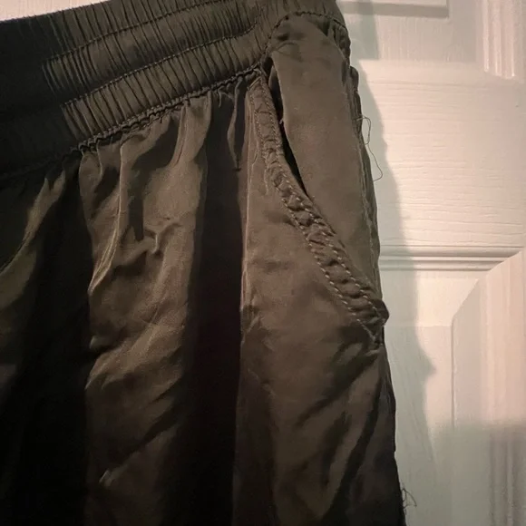 Aerie Wide Leg Pants - Olive Green - Picture 5 of 6